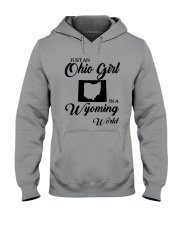 JUST AN OHIO GIRL IN A WYOMING WORLD Hooded Sweatshirt thumbnail