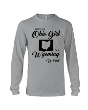 JUST AN OHIO GIRL IN A WYOMING WORLD Long Sleeve Tee thumbnail