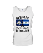 LIVE IN CONNECTICUT BEGAN IN EL SALVADOR Unisex Tank thumbnail