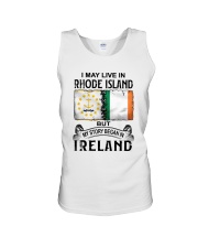LIVE IN RHODE ISLAND BEGAN IN IRELAND Unisex Tank thumbnail