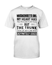 Massachusetts Girl My Heart Has No Room Classic T-Shirt tile