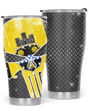 Pittsburgh Skull Flag Glitter Tumbler tile