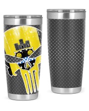 Pittsburgh Skull Flag 20oz Tumbler front