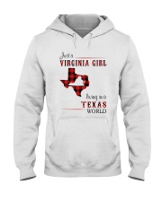 VIRGINIA GIRL LIVING IN TEXAS WORLD Hooded Sweatshirt thumbnail
