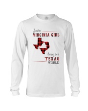 VIRGINIA GIRL LIVING IN TEXAS WORLD Long Sleeve Tee thumbnail