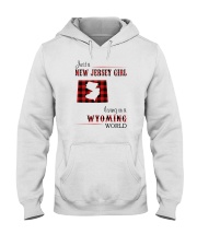 JERSEY GIRL LIVING IN WYOMING WORLD Hooded Sweatshirt thumbnail