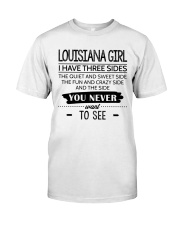 Louisiana Girl Three Sides Classic T-Shirt tile