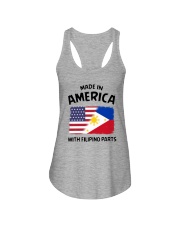 AMERICA WITH FILIPINO PARTS Ladies Flowy Tank thumbnail