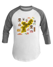 Love Symbols Philadelphia Baseball Tee tile