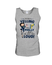I'M A PHILLY GIRL WE JUST TALK LOUD Unisex Tank tile