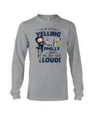 I'M A PHILLY GIRL WE JUST TALK LOUD Long Sleeve Tee tile