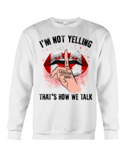 I Am A Canadian Girl That's How We Talk Crewneck Sweatshirt tile