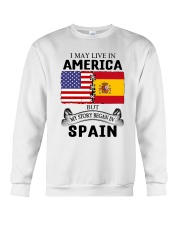 LIVE IN AMERICA BEGAN IN SPAIN ROOT Crewneck Sweatshirt thumbnail