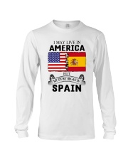 LIVE IN AMERICA BEGAN IN SPAIN ROOT Long Sleeve Tee thumbnail