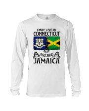 LIVE IN CONNECTICUT BEGAN IN JAMAICA Long Sleeve Tee tile