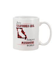 CALIFORNIA GIRL LIVING IN MISSOURI WORLD Mug thumbnail