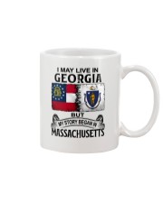 LIVE IN GEORGIA BEGAN IN MASSACHUSETTS Mug thumbnail