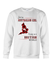 AUSTRALIAN GIRL LIVING IN BRITISH WORLD Crewneck Sweatshirt tile