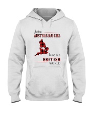 AUSTRALIAN GIRL LIVING IN BRITISH WORLD Hooded Sweatshirt tile