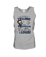 I'M A STATEN ISLAND GIRL WE JUST TALK LOUD Unisex Tank thumbnail