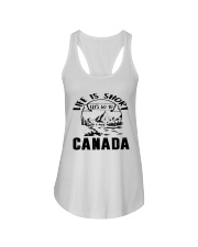 Let's Go To Canada Ladies Flowy Tank tile