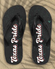 Texas Pride Men's Flip Flops aos-men-flip-flops-lifestyle-front-04