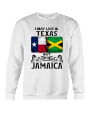 LIVE IN TEXAS BEGAN IN JAMAICA Crewneck Sweatshirt thumbnail