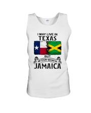 LIVE IN TEXAS BEGAN IN JAMAICA Unisex Tank thumbnail