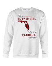 EL PASO GIRL LIVING IN FLORIDA WORLD Crewneck Sweatshirt tile