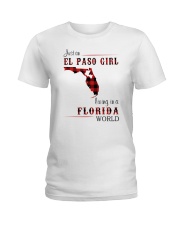 EL PASO GIRL LIVING IN FLORIDA WORLD Ladies T-Shirt tile