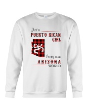 PUERTO RICAN GIRL LIVING IN ARIZONA WORLD Crewneck Sweatshirt tile