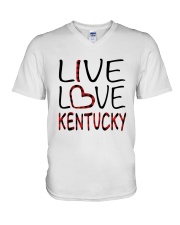 Live Love Kentucky V-Neck T-Shirt tile
