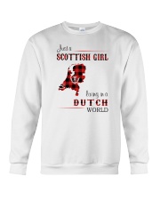 SCOTTISH GIRL LIVING IN DUTCH WORLD Crewneck Sweatshirt thumbnail