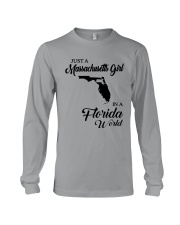 JUST A MASSACHUSETTS GIRL IN A FLORIDA WORLD Long Sleeve Tee thumbnail