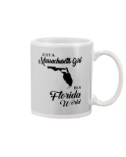 JUST A MASSACHUSETTS GIRL IN A FLORIDA WORLD Mug thumbnail