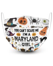 Maryland Girl Don't Scare Me 2 Layer Face Mask - Single front