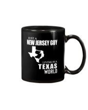 JUST A JERSEY GUY LIVING IN A TEXAS WORLD Mug thumbnail