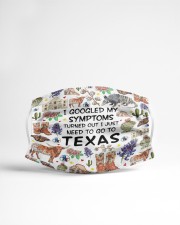 TEXAS I GOOGLED MY SYMPTOMS Cloth face mask aos-face-mask-lifestyle-22