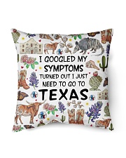 TEXAS I GOOGLED MY SYMPTOMS Indoor Pillow tile