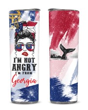 I'm Not Angry I'm From Georgia 30oz Glitter Tumbler front