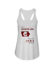 COLORADO GIRL LIVING IN IOWA WORLD Ladies Flowy Tank thumbnail