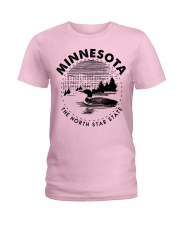 Minnesota The North Star State Ladies T-Shirt front
