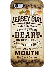 JERSEY GIRL A MOUTH SHE CAN'T CONTROL Phone Case i-phone-8-case