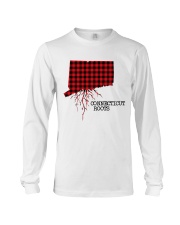 Connecticut Roots Red Pattern Long Sleeve Tee tile