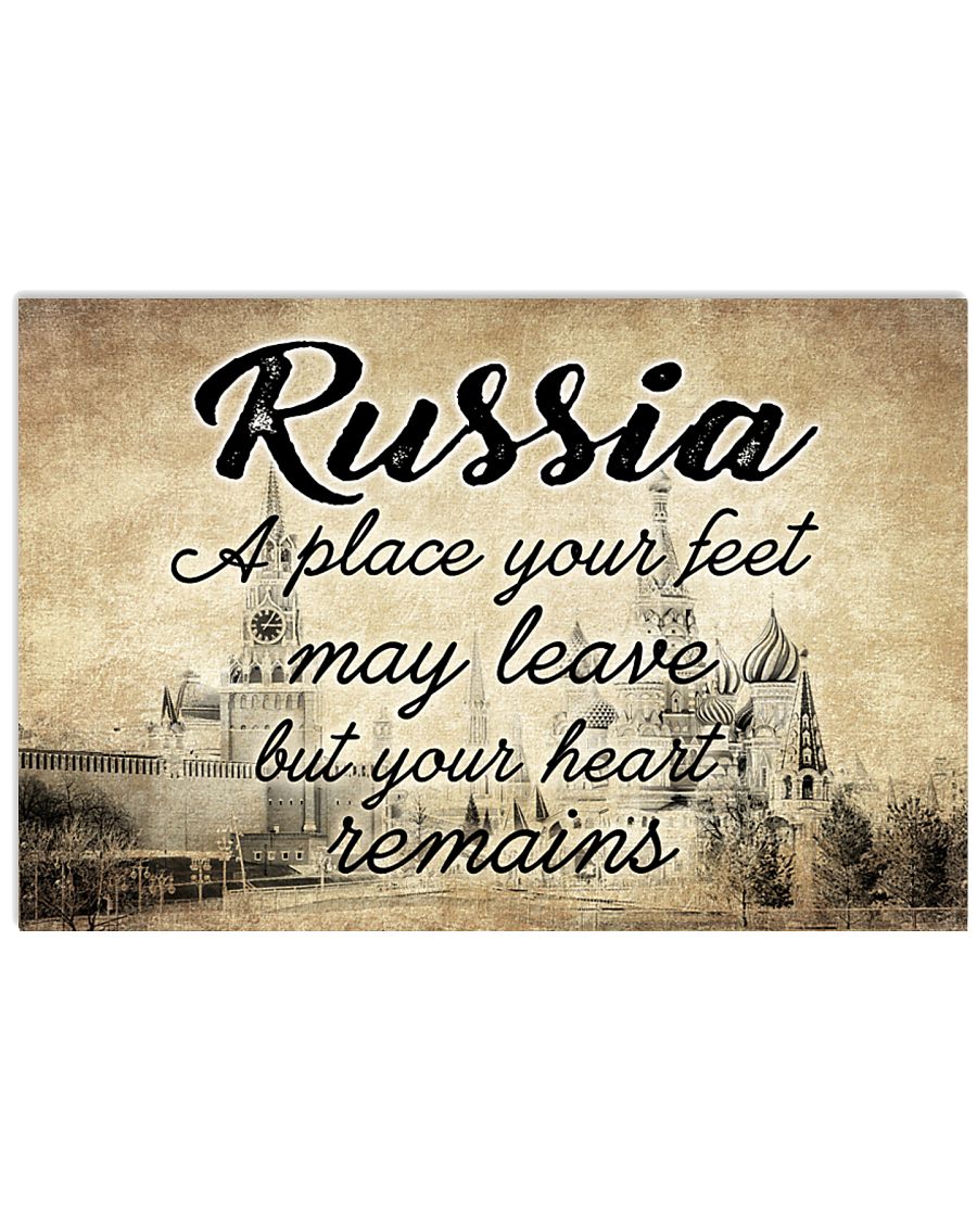 RUSSIA A PLACE YOUR HEART REMAINS 24x16 Poster