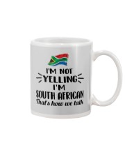 I'M NOT YELLING I'M SOUTH AFRICAN Mug tile