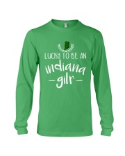 Lucky To Be Indiana Girl Long Sleeve Tee tile