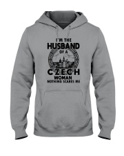 I'M THE HUSBAND OF A CZECH WOMAN Hooded Sweatshirt tile
