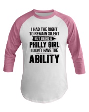BEING A PHILLY GIRL Baseball Tee thumbnail