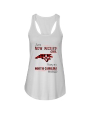 NEW MEXICO GIRL LIVING IN NORTH CAROLINA WORLD Ladies Flowy Tank thumbnail